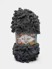 Хром пряжа Alize Puffy Fine 5 штук петельки маленькие