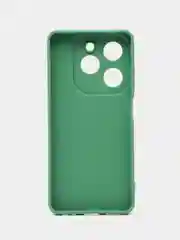 Голубой чехол силиконовый Tecno Spark GO 2024 (Техно Спарк Го 2024) с защитой камер