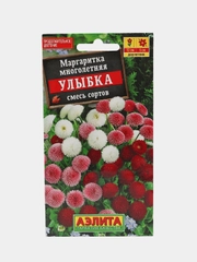 Маргаритка Улыбка, семена, цветы
