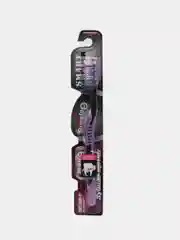 Фуксия зубная щетка SMART BLACK, 3 В 1, средняя жесткость, три наклона щетины