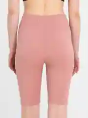 Коралловый меланж велосипедки в рубчик "Sport Collection"