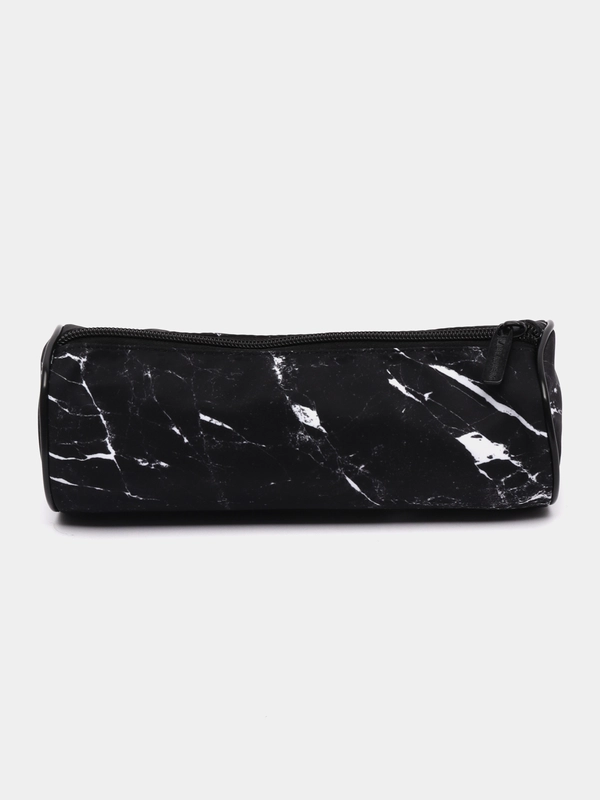 Пенал косметичка школьный для ручек, карандашей Brauberg, мягкий, Black Marble, 271569
