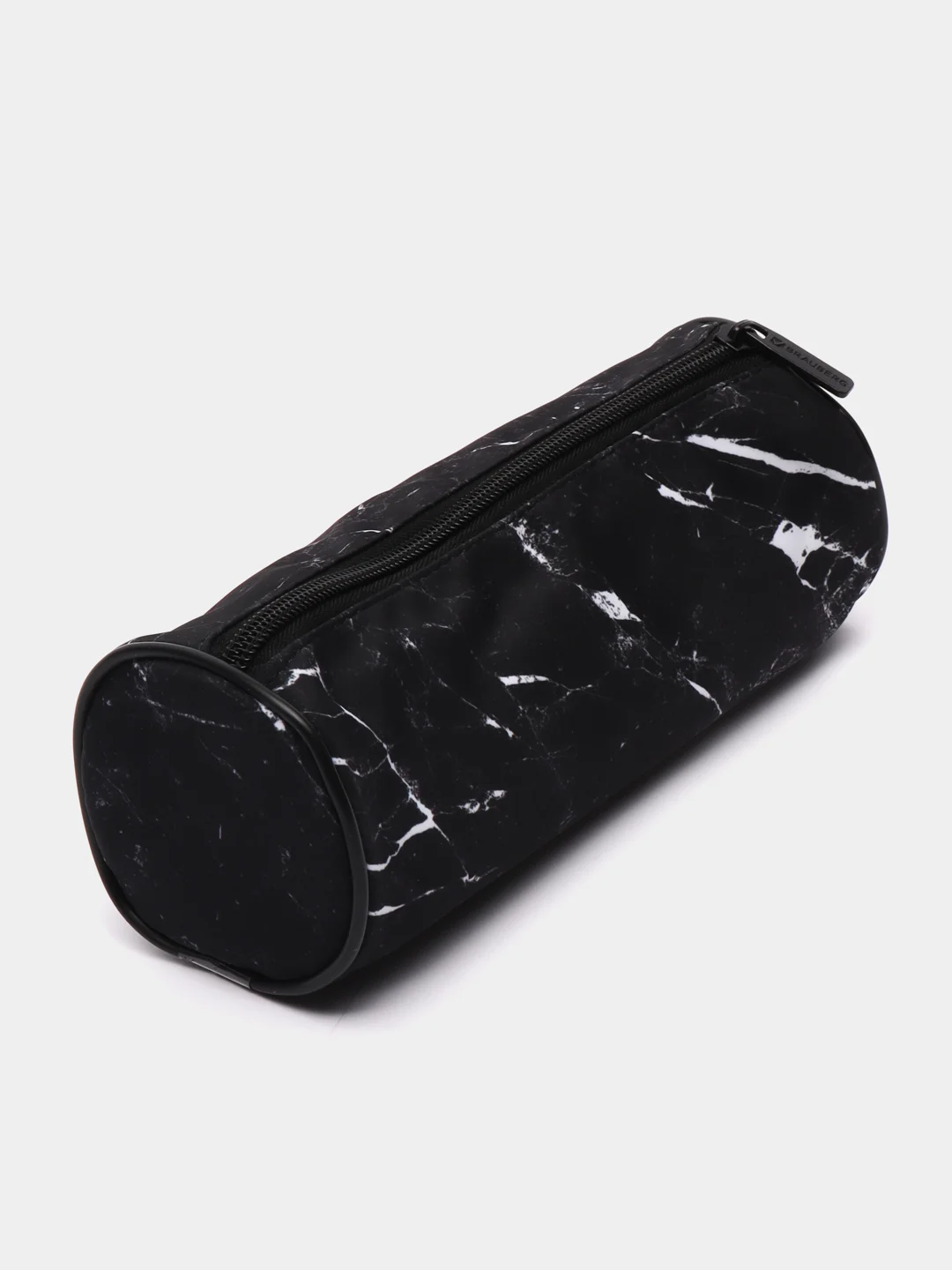 Пенал косметичка школьный для ручек, карандашей Brauberg, мягкий, Black Marble, 271569