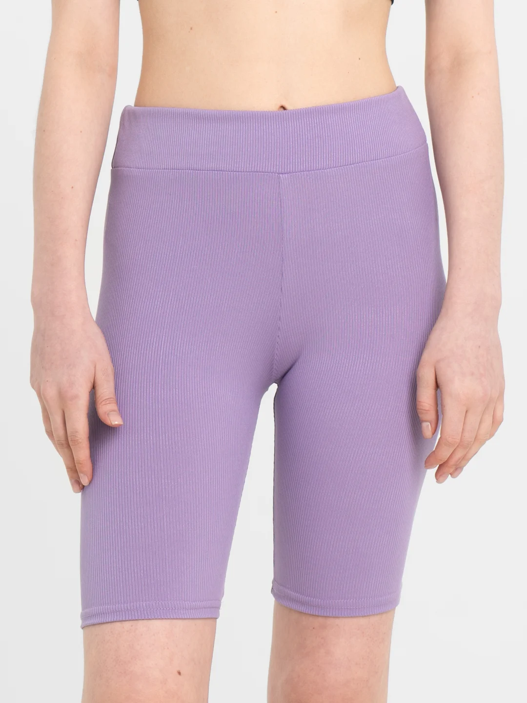 Сиреневый велосипедки в рубчик "Sport Collection"