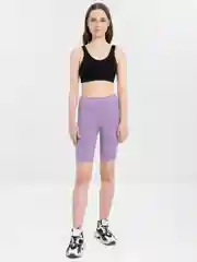 Сиреневый велосипедки в рубчик "Sport Collection"