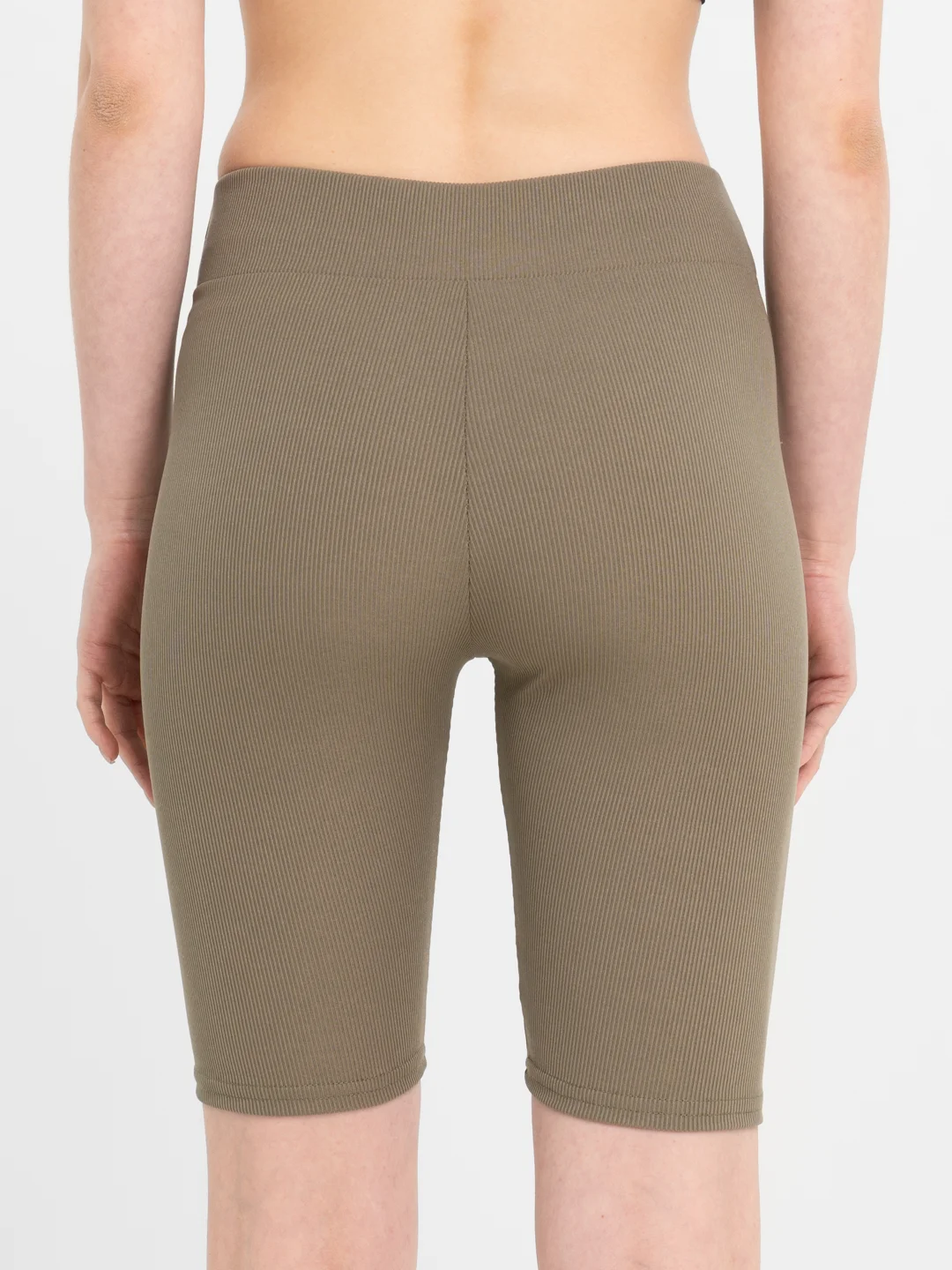 Зелёный хаки велосипедки в рубчик "Sport Collection"