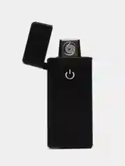 Черный зажигалка электронная USB