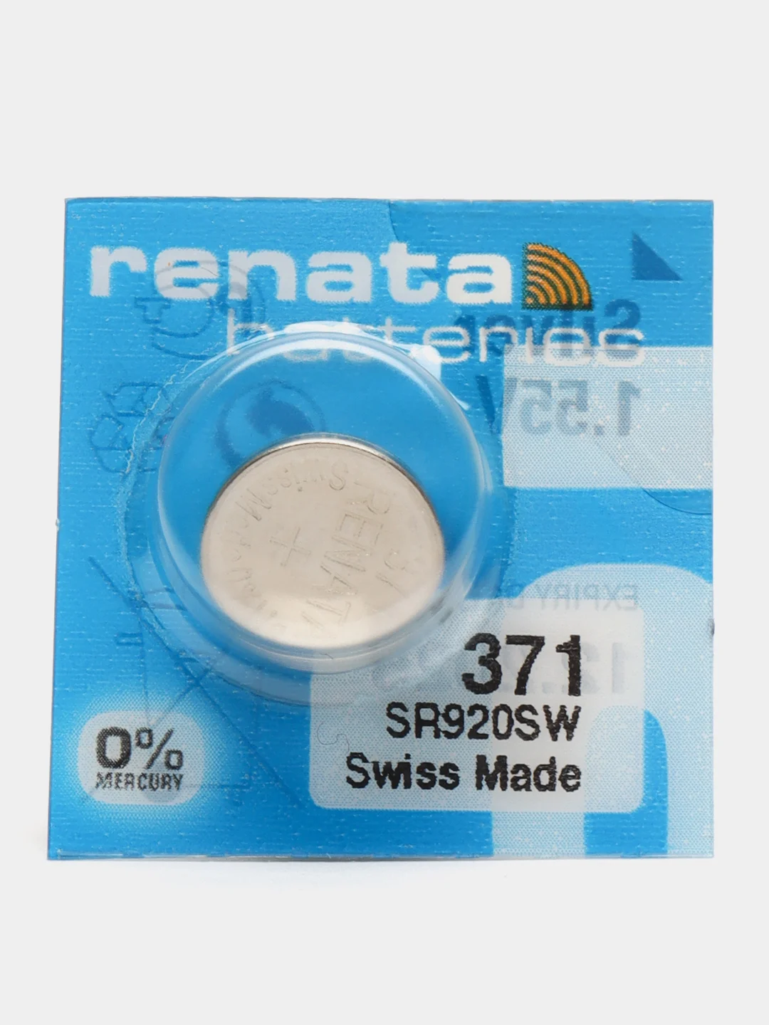 Батарейки Renata 371 (SR920SW, 370, AG6, SR921) для часов