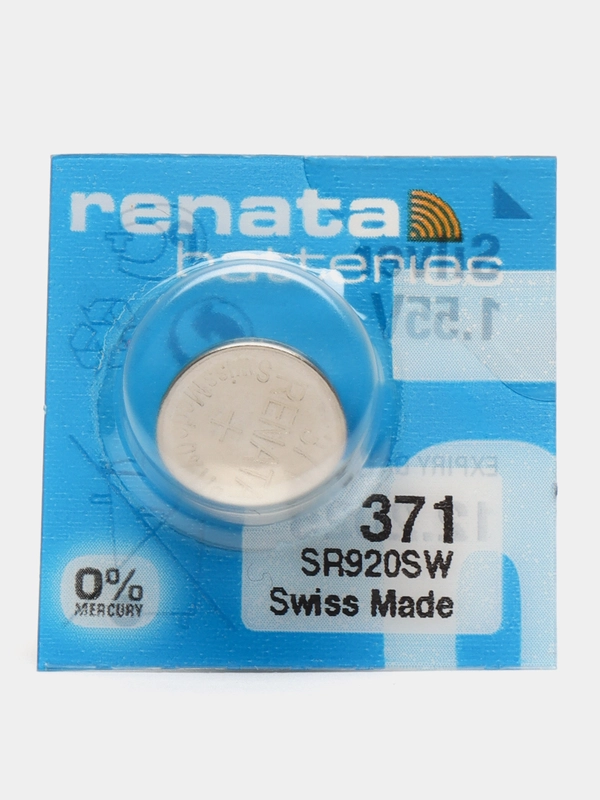 Батарейки Renata 371 (SR920SW, 370, AG6, SR921) для часов