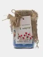 Разноцветный подарочный женский набор на 8 марта: варежки и прихватка