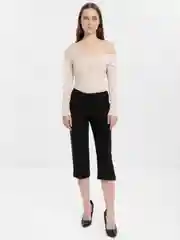 Черный капри женские / Классические / Размеры с 40 по 60
