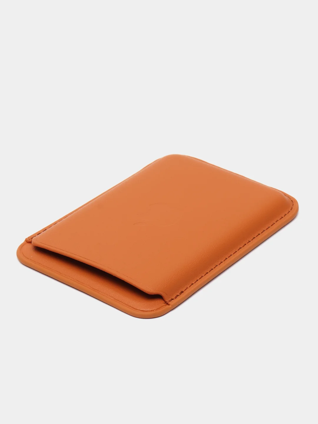 Коричневый кошелёк для карт на магните MagSafe Leather Wallet С АНИМАЦИЕЙ