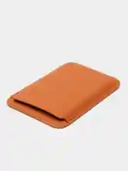 Коричневый кошелёк для карт на магните MagSafe Leather Wallet С АНИМАЦИЕЙ