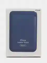 Коричневый кошелёк для карт на магните MagSafe Leather Wallet С АНИМАЦИЕЙ