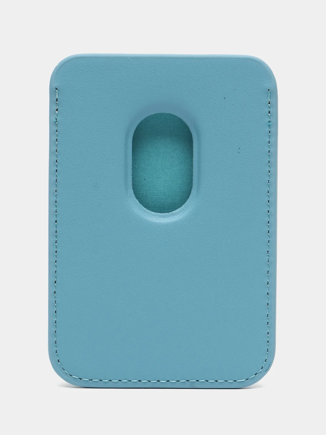 Светло-синий кошелёк для карт на магните MagSafe Leather Wallet С АНИМАЦИЕЙ