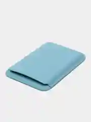 Светло-синий кошелёк для карт на магните MagSafe Leather Wallet С АНИМАЦИЕЙ