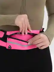 Розовый спортивная сумка для бега, на пояс, для мальчика, девочки