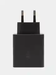 Черный сетевое зарядное устройство Samsung Power Adapter, USB-A (15W)+ Type-C (35W)