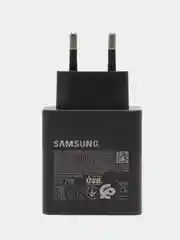 Белый сетевое зарядное устройство Samsung Power Adapter, USB-A (15W)+ Type-C (35W)