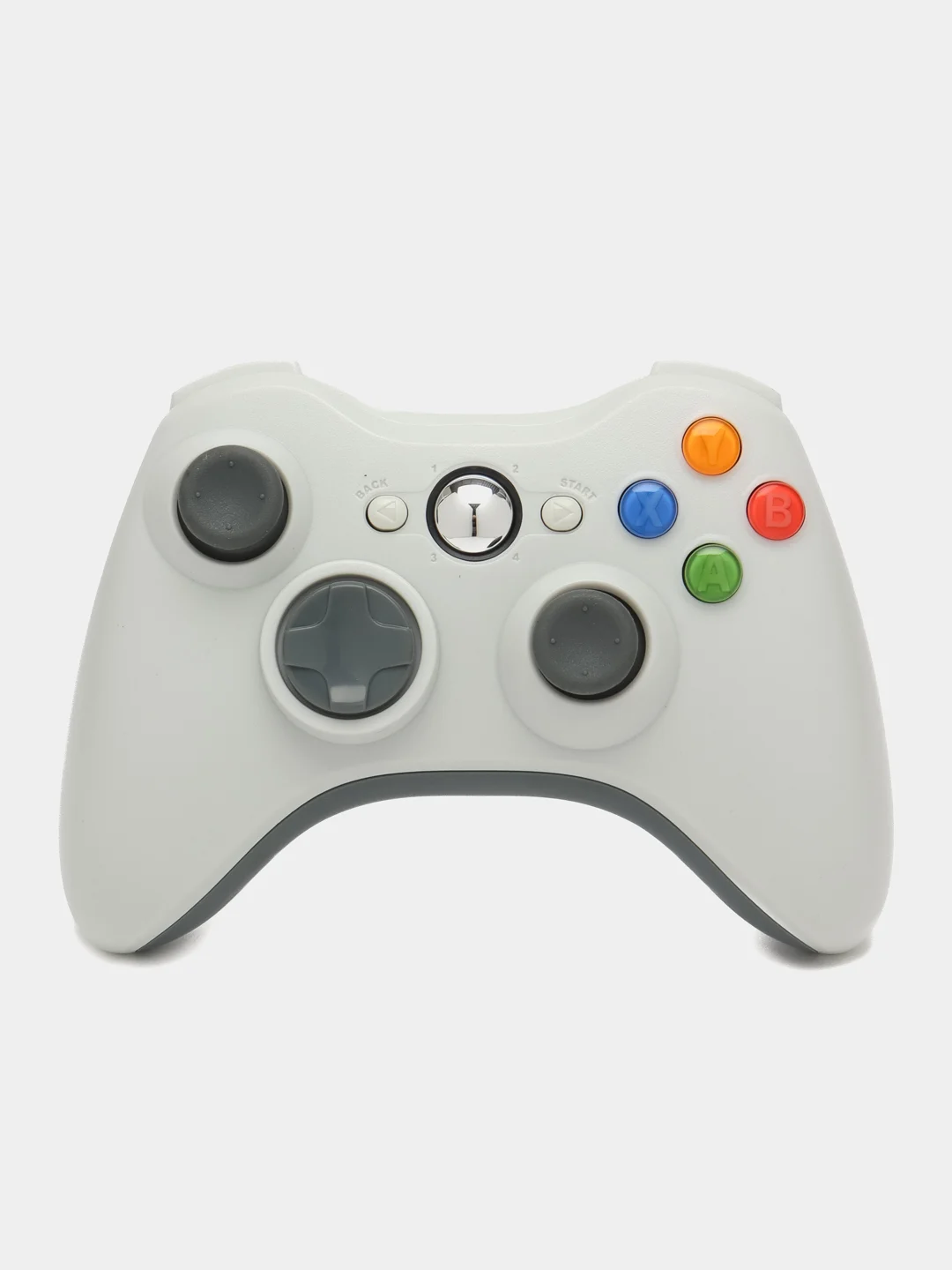 Белый беспроводной геймпад/джостик XBOX 360 и PC controller