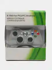 Белый беспроводной геймпад/джостик XBOX 360 и PC controller