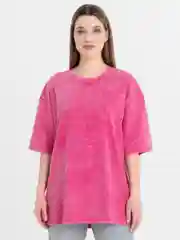 Розовый футболка оверсайз, варенка, мужская, женская, унисекс, хлопок
