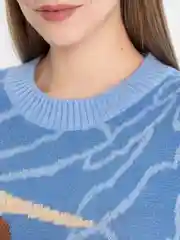 Свитер с принтом
