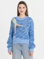 Свитер с принтом