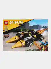Желтый конструктор Ниндзя (Ninja): Гоночные машинки, лего совместимый, 229-257 деталей