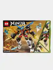 Зеленый конструктор Ниндзя (Ninja): Гоночные машинки, лего совместимый, 229-257 деталей