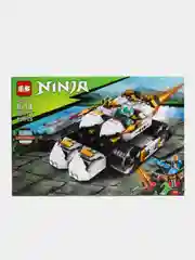 Зеленый конструктор Ниндзя (Ninja): Гоночные машинки, лего совместимый, 229-257 деталей