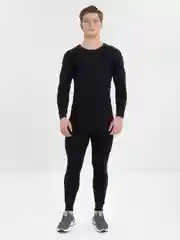 Черный термобелье мужское, утепленное