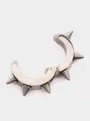 Серебряный серьга-кольцо из хирургической стали, пирсинг, 1 штука