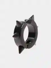 Хром серьга-кольцо из хирургической стали, пирсинг, 1 штука