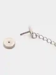 Прозрачный сережка-кольцо из нержавеющей стали с крестом и черепом, мужская серьга, женская моно-серьга