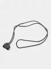 Тёмно-серый держатель для наушников Airpods 1/2/3/Pro/Pro2/TWS, шнурок, силиконовый