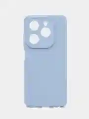 Голубой чехол силиконовый Tecno Spark GO 2024 (Техно Спарк Го 2024) с защитой камер