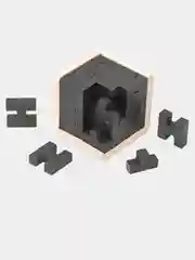Головоломка деревянный кубик, 3d тетрис для детей и взрослых для развития памяти