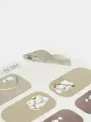 Лавандовый лаковые полоски для ногтей, топ лак, наклейки для ногтей