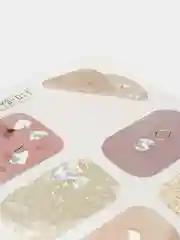 Розовый лаковые полоски для ногтей, топ лак, наклейки для ногтей