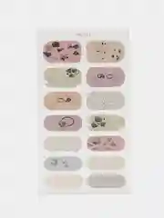 Розовый лаковые полоски для ногтей, топ лак, наклейки для ногтей