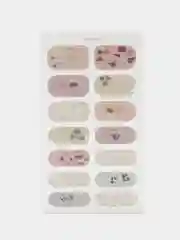 Розовый лаковые полоски для ногтей, топ лак, наклейки для ногтей