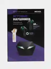 Розовый беспроводные наушники-вкладыши Incool, с микрофоном и подсветкой