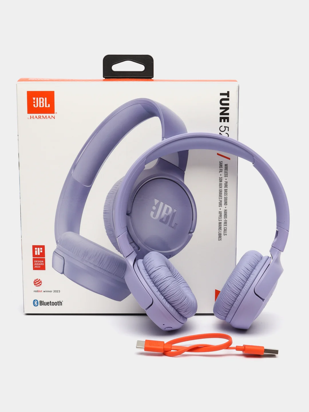 Фиолетовый беспроводные наушники JBL Tune 520BT