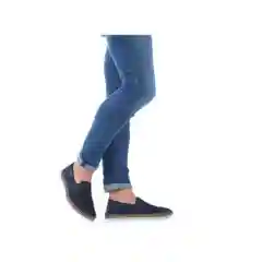 Темно-синий слипоны мужские Rieker из комбинированных дышащих материалов