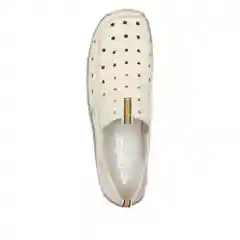 Бежевый мокасины женские Rieker из натуральной кожи