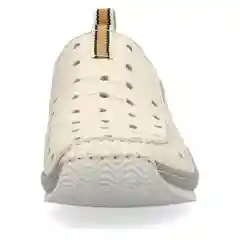 Бежевый мокасины женские Rieker из натуральной кожи