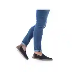 Черный слипоны мужские Rieker из комбинированных дышащих материалов