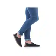 Черный слипоны мужские Rieker из комбинированных дышащих материалов