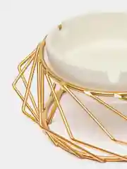 Золотой пепельница керамическая на подставке 6 x12 см